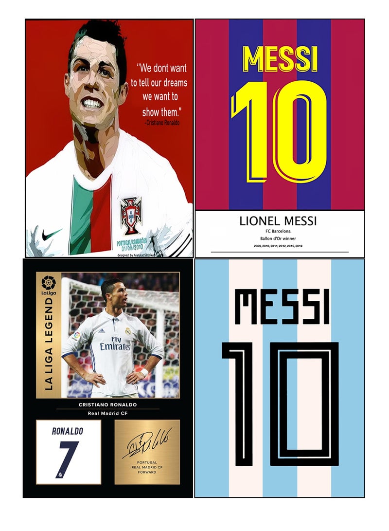 Football Player Premium Photographic Glossy Print Whitout frame